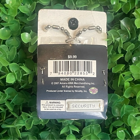 2pac Iced Out Rhinestone Dog Tag 36" Chain Necklace 2007 New - Picture 4 of 6